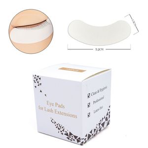 Makeup Tools 100Pairs Micro Foam Eye Pad Ludd Free Painless Patches Easy Ta bort under Lash Patch Stickers Eyelash Supplies 230801