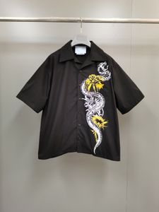 2023 Early Autumn New Arrival: Printed Charmeuse Short Sleeve T-shirt - 100% Polyester Euro Size S to Xl