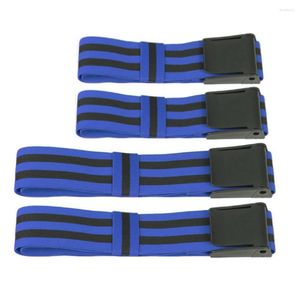 Knee Pads 4pcs BFR Fitness Occlusion Band Adjustable Blood Flow Restriction Bands Elastic Bodybuilding Men Women For Weightlifting