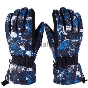 Ski Gloves 30 Degree men women boy girl chidren kids ski gloves Snowboard Gloves Motorcycle Winter Skiing Climbing Waterproof Snow Gloves J230802