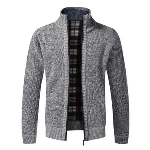 Coletes masculinos de alta qualidade outono inverno jaqueta slim fit gola alta zíper masculino algodão sólido grosso quente suéter 230802