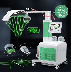 Nuovo aggiornamento dimagrante Rimozione indolore del grasso 10D Luci laser verdi rotanti Apparecchiature per terapia laser a basso livello Macchina di bellezza dimagrante HengChi