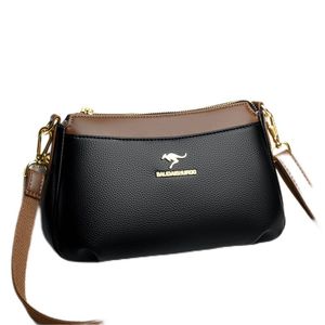Yeni tasarım çantası kadın moda çok yönlü bir omuz crossbody çanta basit renkli büyük kapasiteli çanta