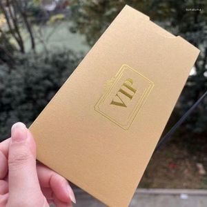 Embalagem para presente atacado logotipo personalizado cartão VIP de luxo suporte de papelão comercial