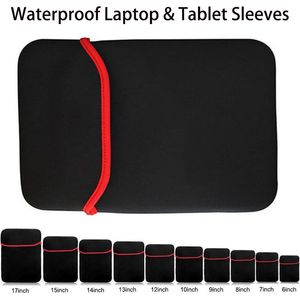 Universal Waterproof Notebook Bags Tablet PC Neoprene Soft Sleeve Case 6-11.6 inch Tablets Laptop Pouch Protective Bag for 12" 13" 14" 15" 17.3"
