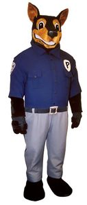 Officer Dobberman Halloween Mascot Costumes Cartoon Character Outfit Suit Xmas Outdoor Party Outfit Adult Size Promotional Advertising Clothings