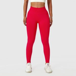 Active Pants Women Gym Leggings Cykling Hög midja Fitness Tight Solid Seamless Yoga Buttock Lift Running Fort Thin