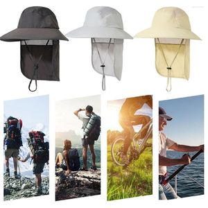 Bandanas Fishing Hat Wide Brim Bucket With Neck Cover Camping Visor UV Protection Sun Protcet Cap For Outdoor Sport Hiking