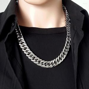 Necklace Earrings Set 10mm Silver Color 316L Stainless Steel Curb Cuban Link Chain And Bracelet Choker Jewelry 7-30 Inch