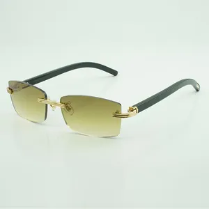 Buffs solglasögon ramar 0286o med ny hårdvara och svart buffelhorn ben 56-17-140 mm