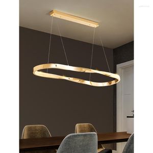 Ljuskronor ljuskrona ljus ledande hängslampa konst italiensk stil lyx vardagsrum kreativt sovrum mat studie minimalistisk cirkulär