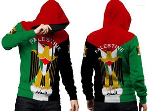 هوديز الرجال IFPD 3D المطبوعة هوديي فلسطين العلم من النوع الثقيل الربيع الخريف غير الرسمي للرجال الرجال pullover أعلى ملابس الشارع