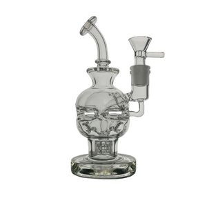 Fab Egg Hookahs Glass Bong Recycler Mini Smoking Water Pipe Dab Rig 17cm Height with 14mm Joint