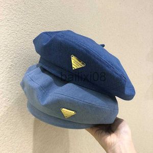 Stingy Brim Hats 2022 Beret Spring and Autumn Fashion Cowboy Painter Cap Retro Octagonal Hat Japanese Literature and Art Newsboy Women's Hats J230802