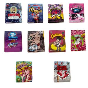 Mylar bag resealable zipper pouch 3.5g Backpack Boyz crypto gelato magia Gummies Food storage packaging bags