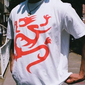 23FW New Woman T-shirt da uomo High End Limited Classic Simple Hip Hop Dragon Stampa Tee Summer Beach Moda traspirante Street Manica corta TJAMMTX373