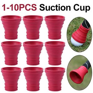 Andra golfprodukter 1 10st Ball Rubber Pickup Pick Up Retriever Grabber Sug Cup för Putter Grip Training AIDS 230801