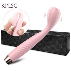 Вибраторы новичка G-Spot Vibrator для женщин Стимулятор клитора соска 8