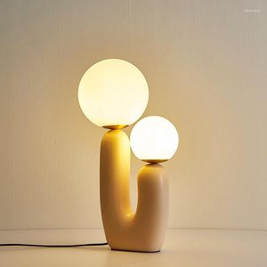 Table Lamps Modern Nightstand Desk Lamp Creative Nordic Living Room Bedside Bedroom With G9 Light Bulbs