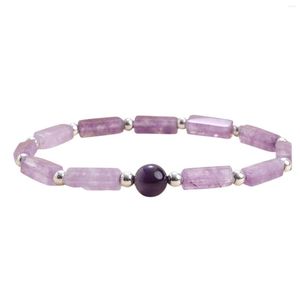 Strand Violet Cristal Bracelet Dames Filles Réglable Bijoux Cadeaux Pour Amis Et Amoureux Fête Pulseras