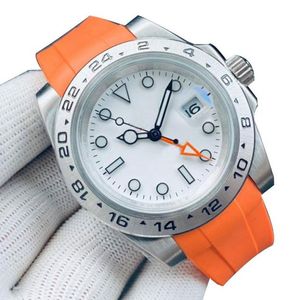 Mens Watch Designer Watch 42mm 2813 حركة ميكانيكية أوتوماتيكية مشاهدة حزام مطاط الرياضة Wind Fashion Wristwatch