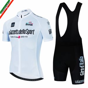 Cykeltröja sätter Tour de Italy Ditalia Mens cykel Kort ärmkläder Bike Maillot Bib Shorts 230801