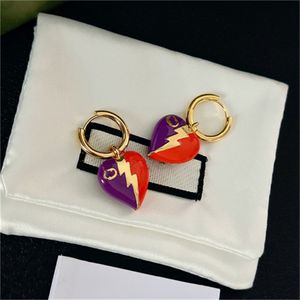 Designerörhängen Kvinnor G Logo Studs Luxury Charm Retro Earring Fashion Accessories Jewelry Double LP2154