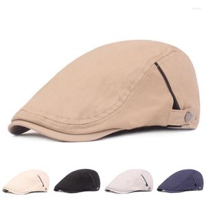 Berretti Berretto con visiera Primavera Estate Uomo Donna Sboy Piatto Uomo Donna Casual Artista Pittore Berretto Cappello