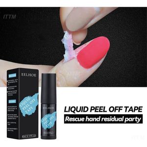 Smalto per unghie 5ml Antioverflow Colla Peel Off Facile rimozione Protezione dei bordi Nastro in lattice liquido non tossico DIY Art Manicure 230802