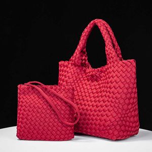 Abottegas Vneta Jodie Mini Teen Intrecciato Designer Tote Handmade Woven Bag Summer Color Solid Basket Legumes Handheld Bag Casual One Shoulder