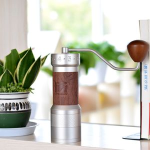 Manual Coffee Grinders 1zpresso K-plus coffee grinder Portable manual coffee mill 304stainless steel burr adjustable 48mm special burr 230802