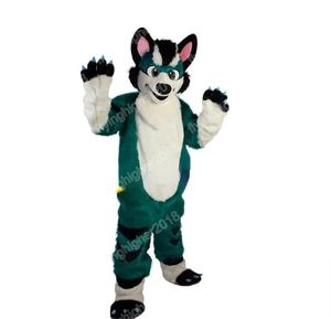 Professionell Fox Dog Mascot Costume Halloween Christmas Fancy Party Dress Cartoon Character Suit Carnival Unisex Adults Outfit