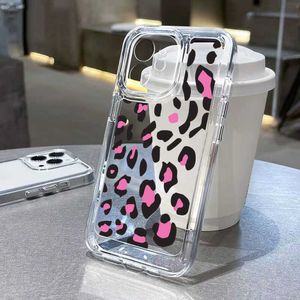 علبة الهاتف الخليوي ، حالة الهاتف الشفافة Leopard لـ Samsung A54 A52S A53 A52 A33 A32 A12 A34 A73 A23 CASE GALAXY S21 S22 S23 ULTRA S20 FE L230731