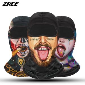 Rowerowe czapki maski na zewnątrz filtra przeciwsłoneczne Balaclava Motorcycle Mask Mask Army Tactical Neck Gaiter Bandana Sport Culping WindProof Camping Scalis 230801