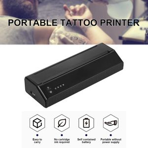 Drahtloser Thermodrucker BT Po Tester Papier tragbar 203DPI Tattoo Transfer mit 15 Stück