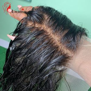 Lace s Transparent Frontal Clre Only Peruvian Straight Human Hair 13x4 4x4 Remy 5x5 230809