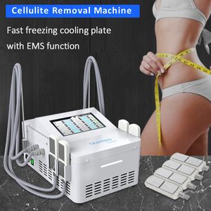 Mais recente EMS Cryolipolysis Professional Machine Freeze Fat Removal Slimming Device para Salon Cryo Body Sculpting Beauty Equipment FDA Approved