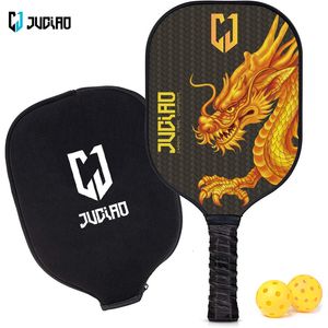 Squash Racquets Pickleball Paddle 16 mm USAPA Professional Professional odpowiedni do ćwiczeń Premium Fibre Comfort Chwyt Pickleball Paddle 230801