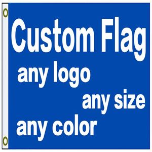 90x150cm 3x5ft Custom Print Flag Banner с вашим дизайнерским логотипом для OEM DIY Direct Factory259Q