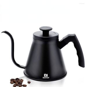 Hip Flasks Slim Mouth Pointed Outdoor Camping 1.2L Large Capacity 304 Stainless Steel Portable Kettle