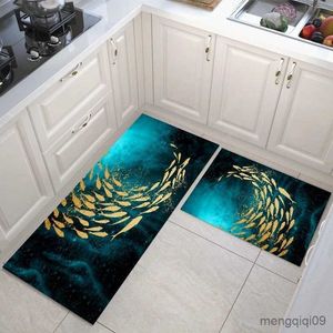 Carpets Kitchen Floor Mat Home Entrance Doormat Luxury Decoration Carpet for Living Room Anti-Slip Bathroom Mat Hallway Long Rugs R230802