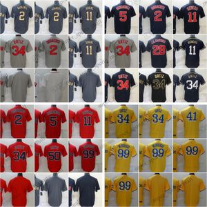 2 Xander Bogaerts野球ジャージEnrique Hernandez Ted Williams Rafael Devers Martinez David Ortiz Chris Sale Mookie Alex Verdugo Travis Shaw Stitched Jersey