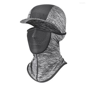 Bandanas Outdoor Skin Friendly Running Mask For Cycling Hiking Balaclava Silk UV Protection Breathable Neck