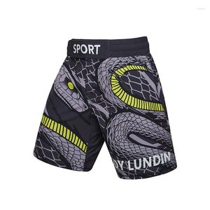 Shorts masculinos de compressão MMA Jiu-Jitsu poliéster de alta qualidade elastano leggings esportivos femininos masculinos