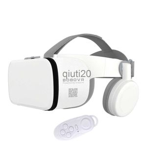 VR Glasses Sanal Gerçeklik Dalgalı Z6 Bluetooth VR Kulaklık 3D Stereo Kablosuz Video Gözlükleri Cep Telefonu Oyunu Ses ve Video Özel X0801