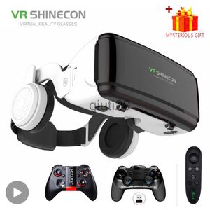 Occhiali VR VR Shinecon Casque 3D Helmet Headset Occhiali per realtà virtuale per iPhone Android Smart Phone Smartphone Viar Goggles Binocolo x0801