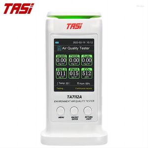 Tasi TA7110 Series 8 в 1 детектор качества воздуха PM2,5 PM10 HCHO TVOC C6H6 CO2 Термометр Формальдегид -монитор Home Teste