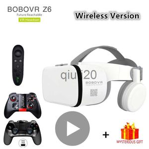 Szklanki VR Bobo Bobovr Z6 Casque Helmet 3D VR Szklanki wirtualna rzeczywistość słuchawkowa Bluetooth dla smartfona Gogle Viar Binokulars x0801