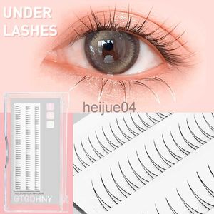 False Eyelashes V Shape Under Lashes Professional Makeup Individual DIY Lower Eyelashes Comic Eye Lashes Natural Handmade False Eyelashes x0802