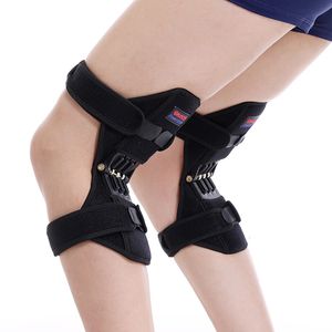Massageadores de perna originais 1 par suporte para articulações joelheira respirável antiderrapante elevador alívio da dor para poder mola força estabilizador impulsionador 230802